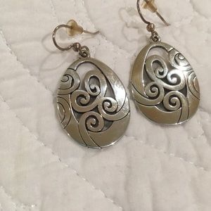 Brighton silver hanging earrings